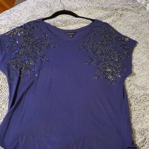 Rock & Republic size Large cap sleeve tee